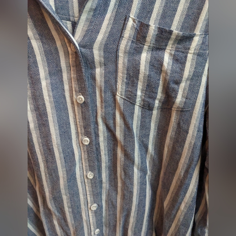 Cloth & Stone Striped button down - Picture 8 of 10
